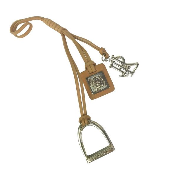 Ralph Lauren Handbags - Ralph Lauren Bag Charm RL Logo Loop Strap Hangtag Hanging Key Fob Horse Western